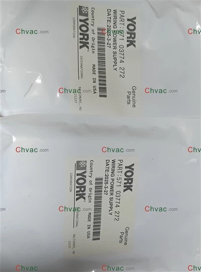 ইয়র্ক 571-03774-272 ওয়্যারিং পাওয়ার সাপ্লাই YD